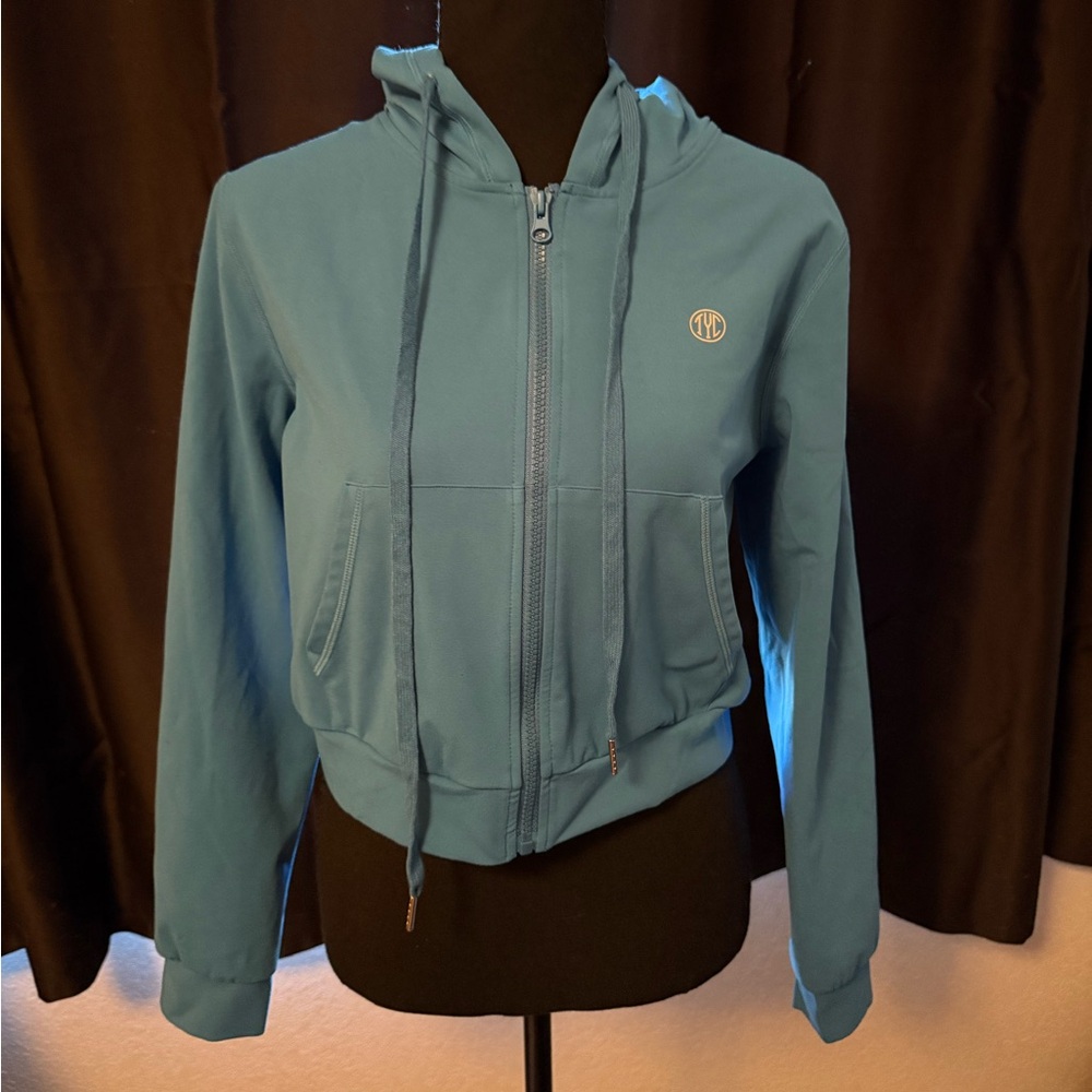 Blue Zip-Up Hoodie